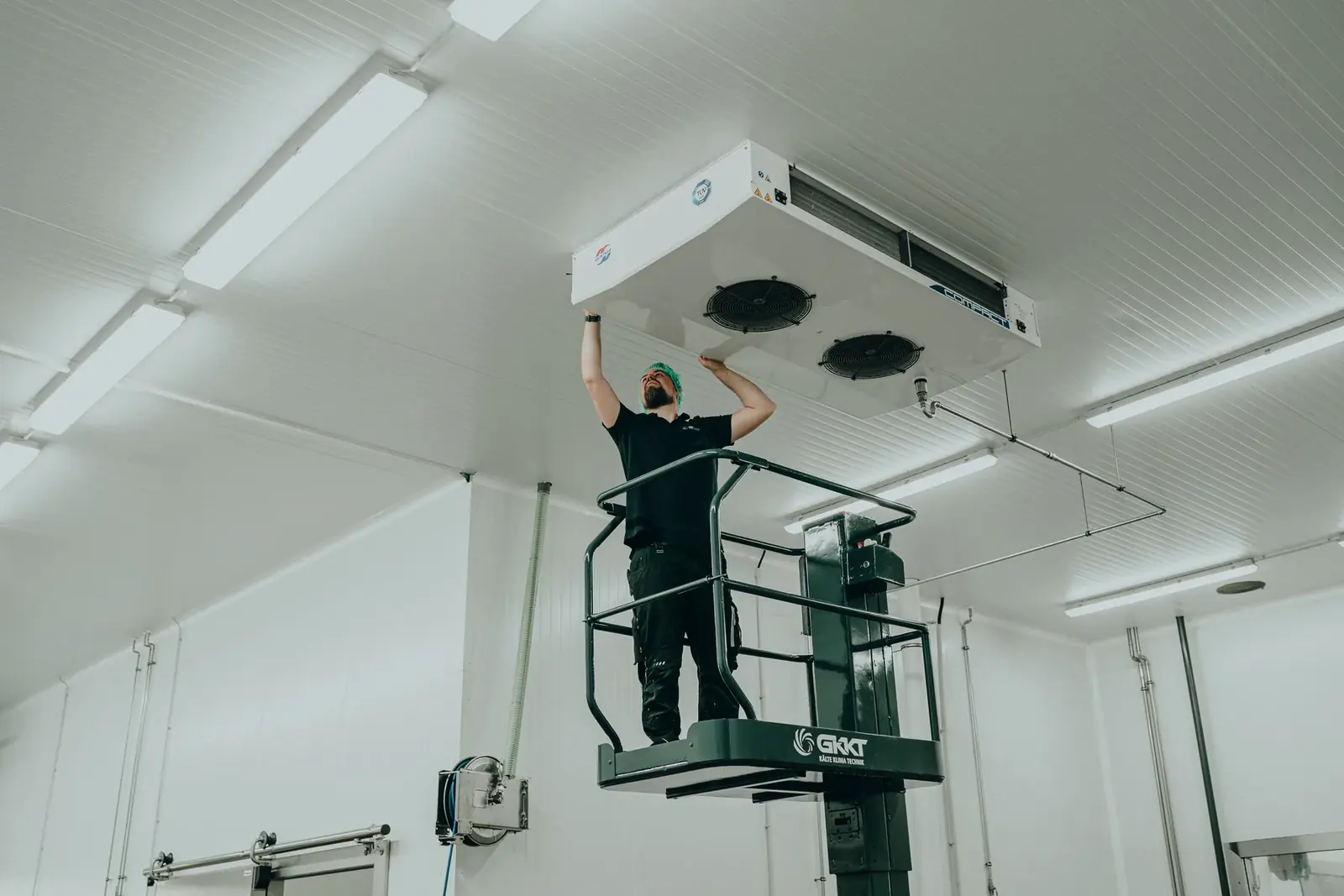 Hygieneinspektion einer RLT-Anlage