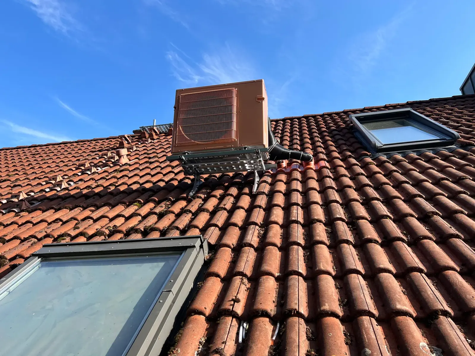 Außeneinheit am Wohnhaus